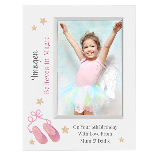 Personalised Swan Lake Ballet 5x7 Box Photo Frame - image 2