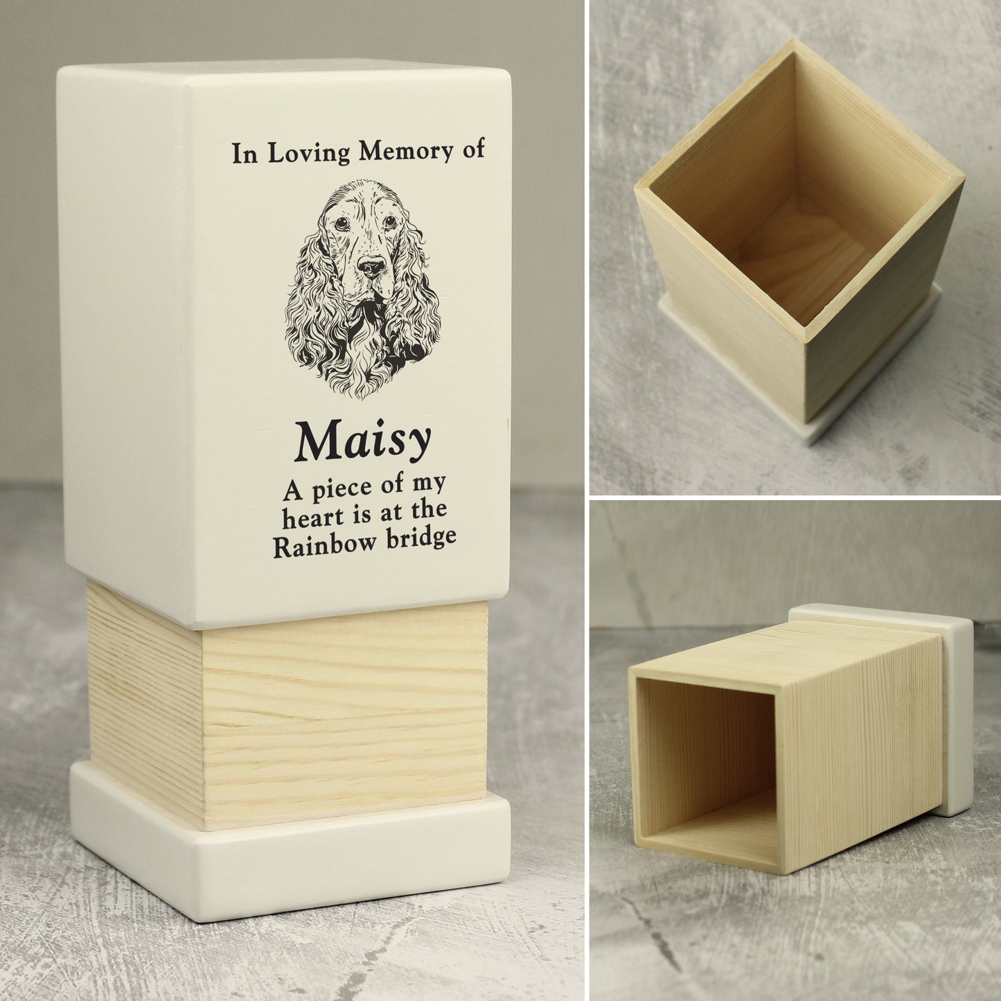 Personalised Dog Breed Small Memorial Urn - image 6