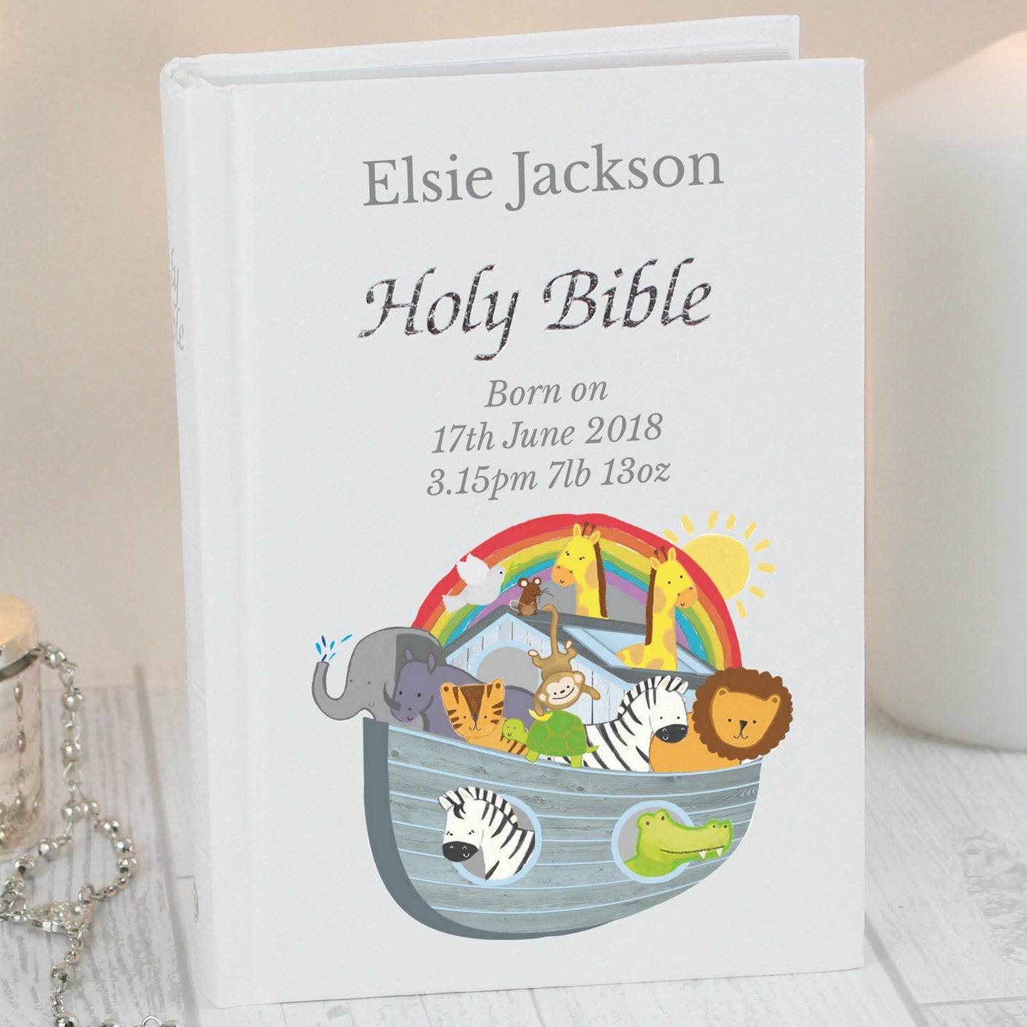Personalised Noahs Ark Bible from Heartfelt Gifts