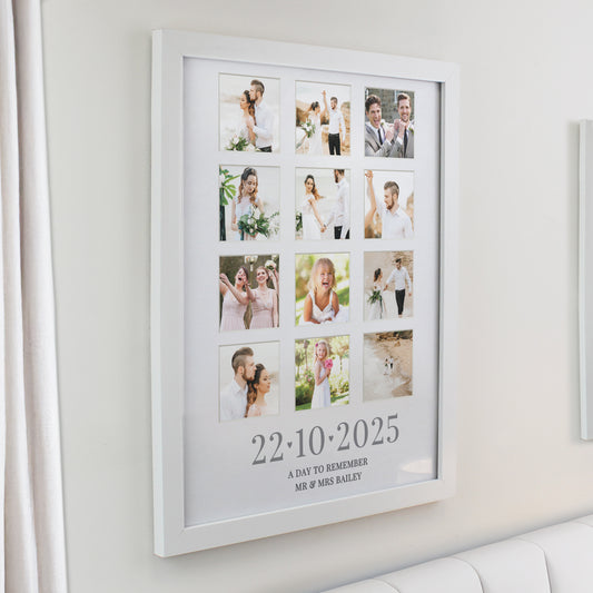 Personalised Special Date White Multi Photo Frame - image 2