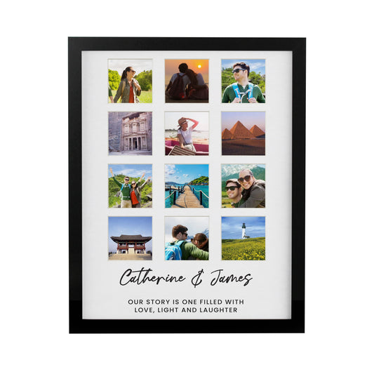 Personalised Black Multi Photo Frame - image 5