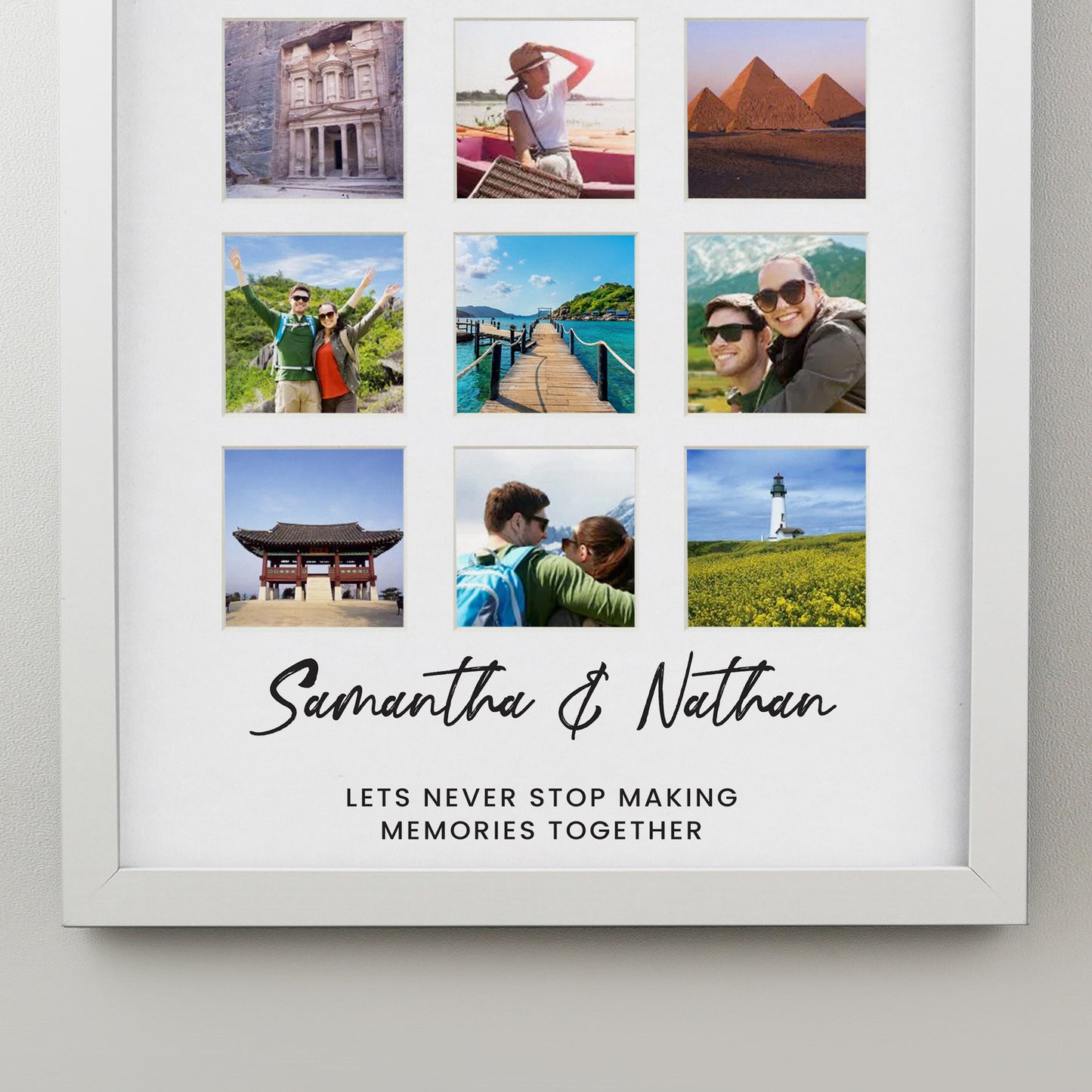 Personalised White Multi Photo Frame - image 6