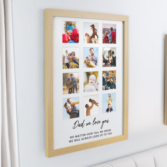 Personalised Oak Multi Photo Frame - image 2