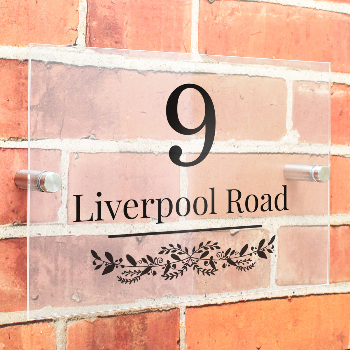 Personalised Botanical Acrylic House Sign - image 4