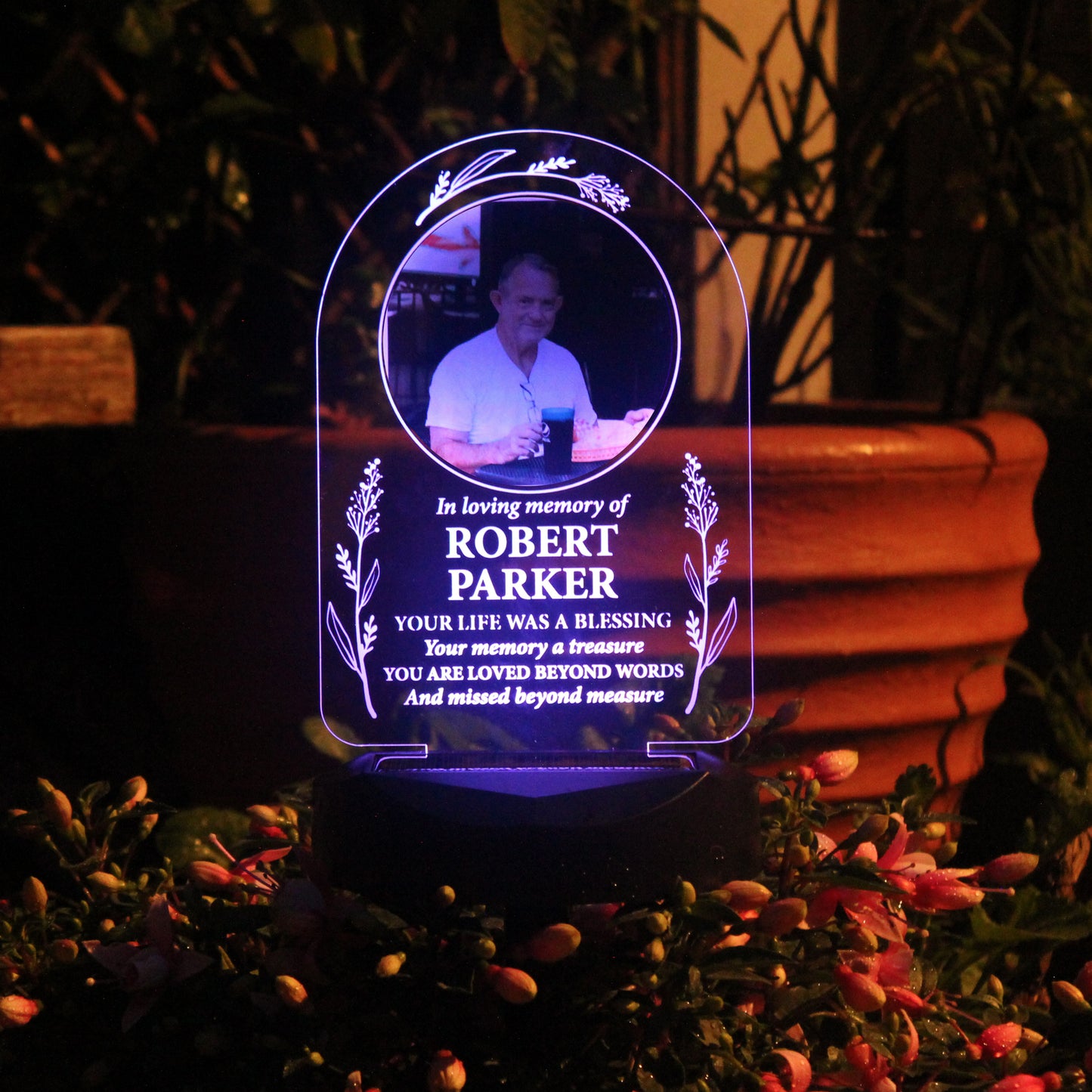 Personalised Memorial Solar Light - Photo Upload - image 8