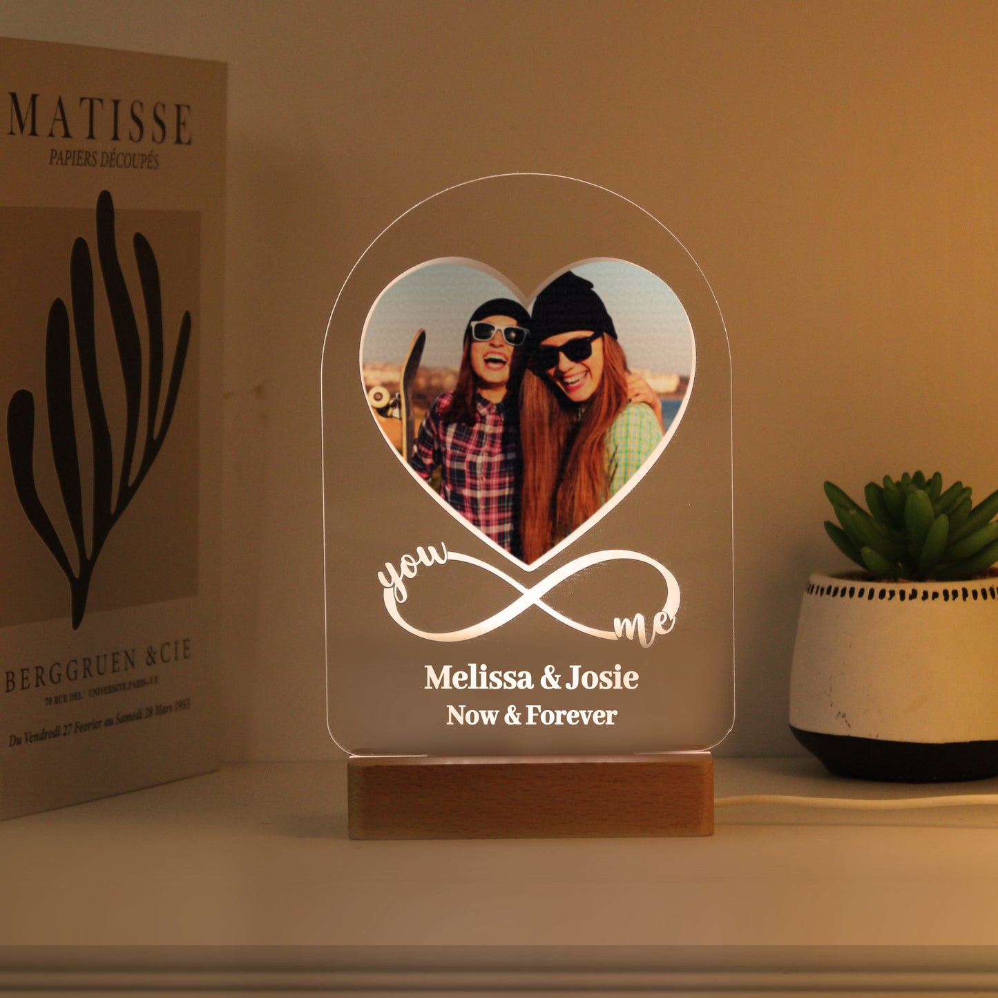 Personalised Heart Photo Upload LED Light - image 10