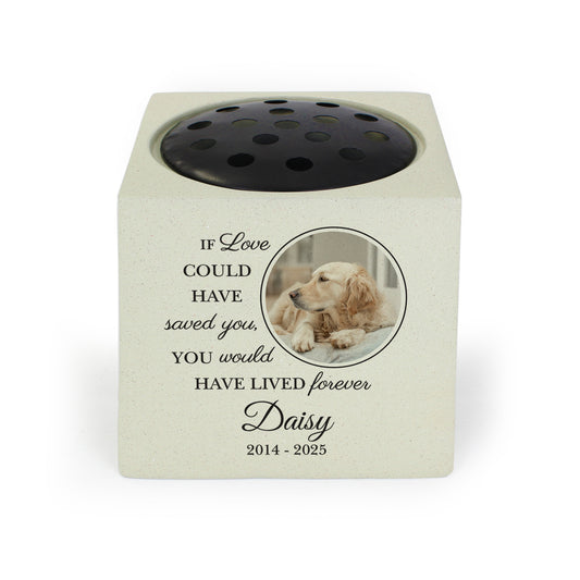 Personalised Pet Photo Upload Memorial Garden Vase - image 5
