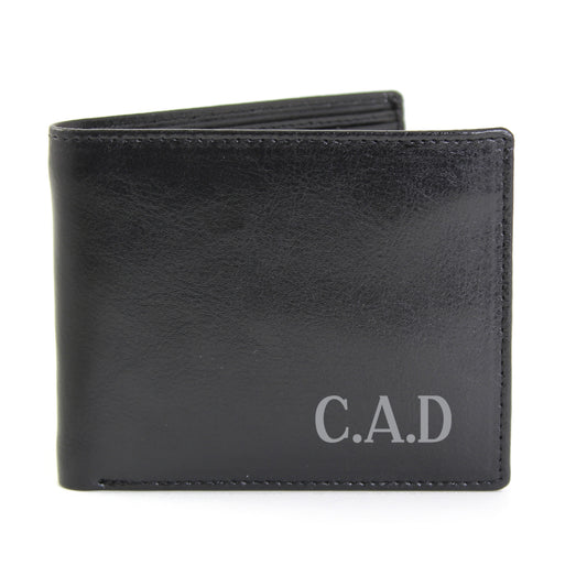 Personalised Initial Leather Wallet - image 2