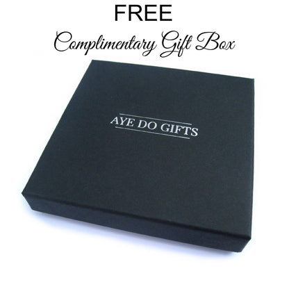 Personalised Script Square Cufflinks - Message