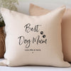 Personalised Best Dog Mum Cushion