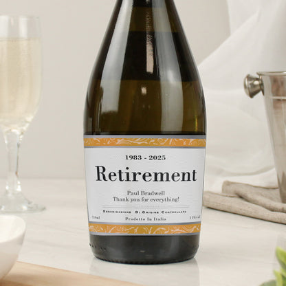Personalised Contemporary Label Prosecco - image 2