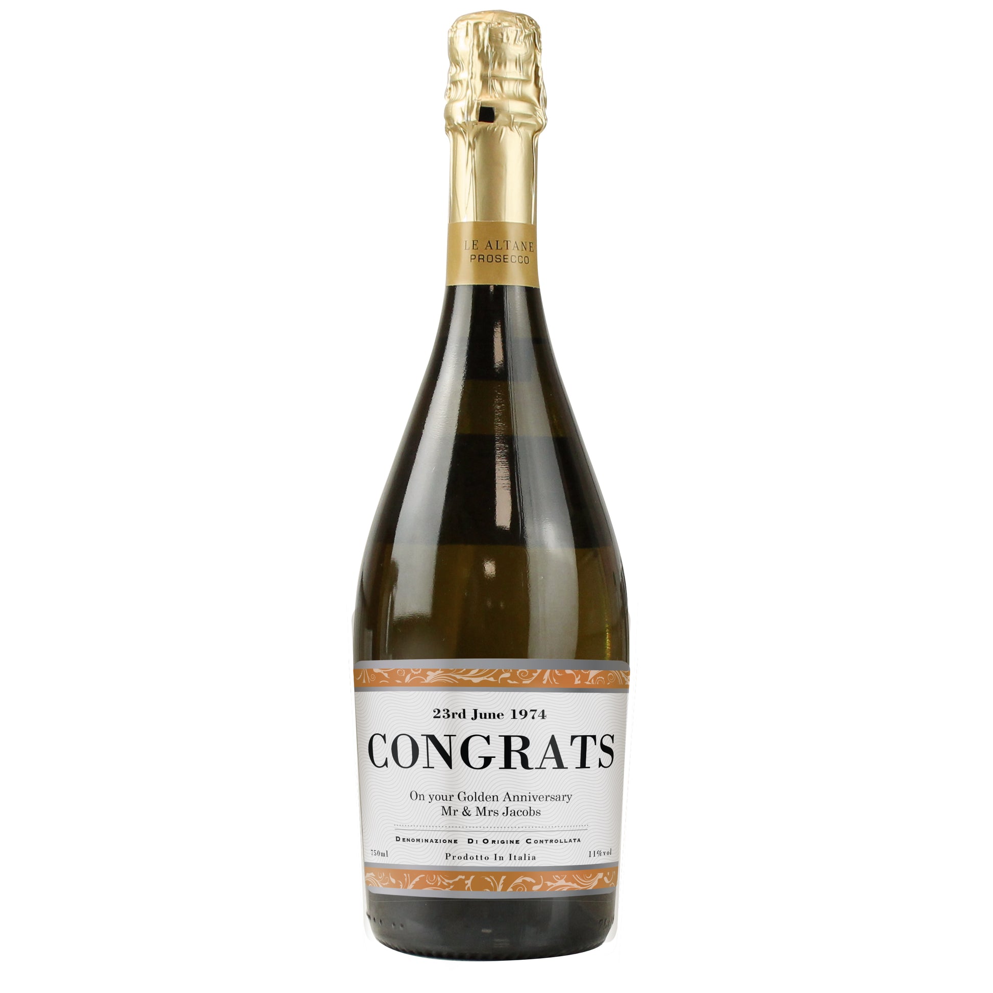 Personalised Contemporary Label Prosecco - image 4