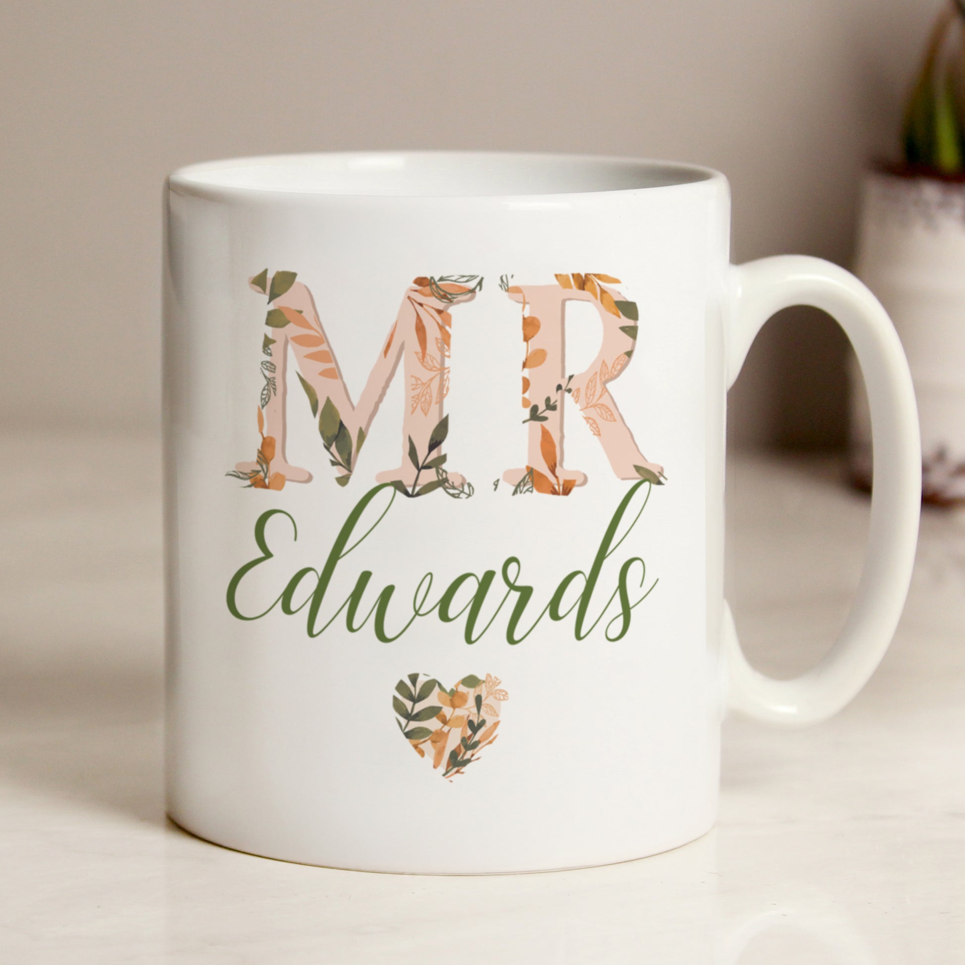 Personalised Mr Autumnal Mug from Heartfelt Gifts