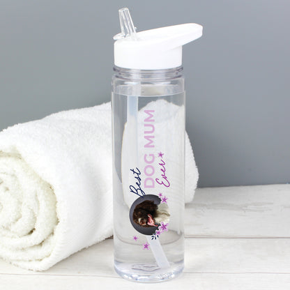 Personalised Floral Best Ever Photo Upload Water Bottle - image 2