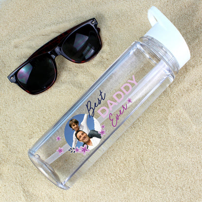 Personalised Floral Best Ever Photo Upload Water Bottle - image 4