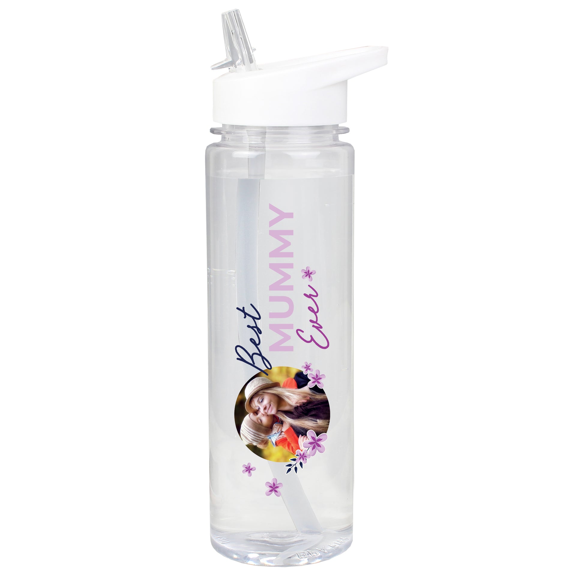 Personalised Floral Best Ever Photo Upload Water Bottle - image 5