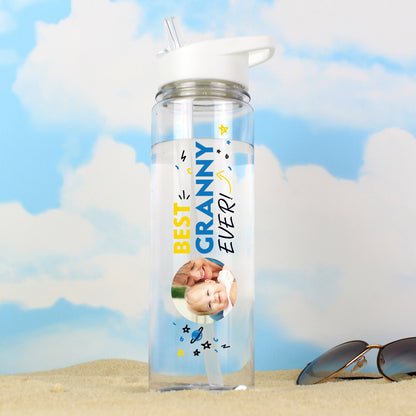 Best Ever photo water bottle – outdoor product view