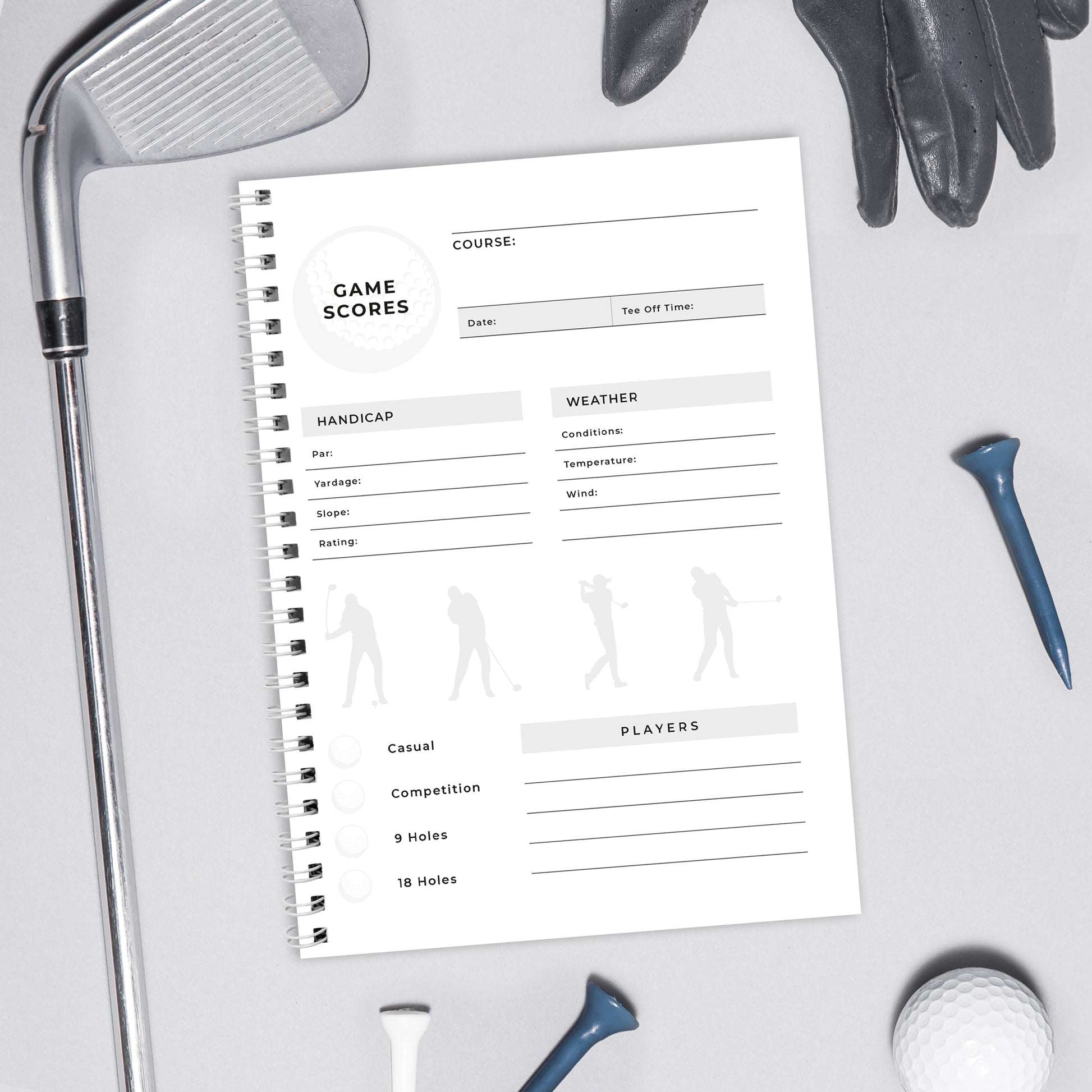 Personalised A5 Golf Log Book - image 2