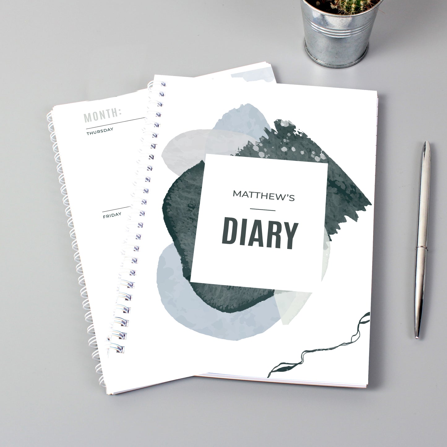 Personalised Abstract A5 Diary from Heartfelt Gifts
