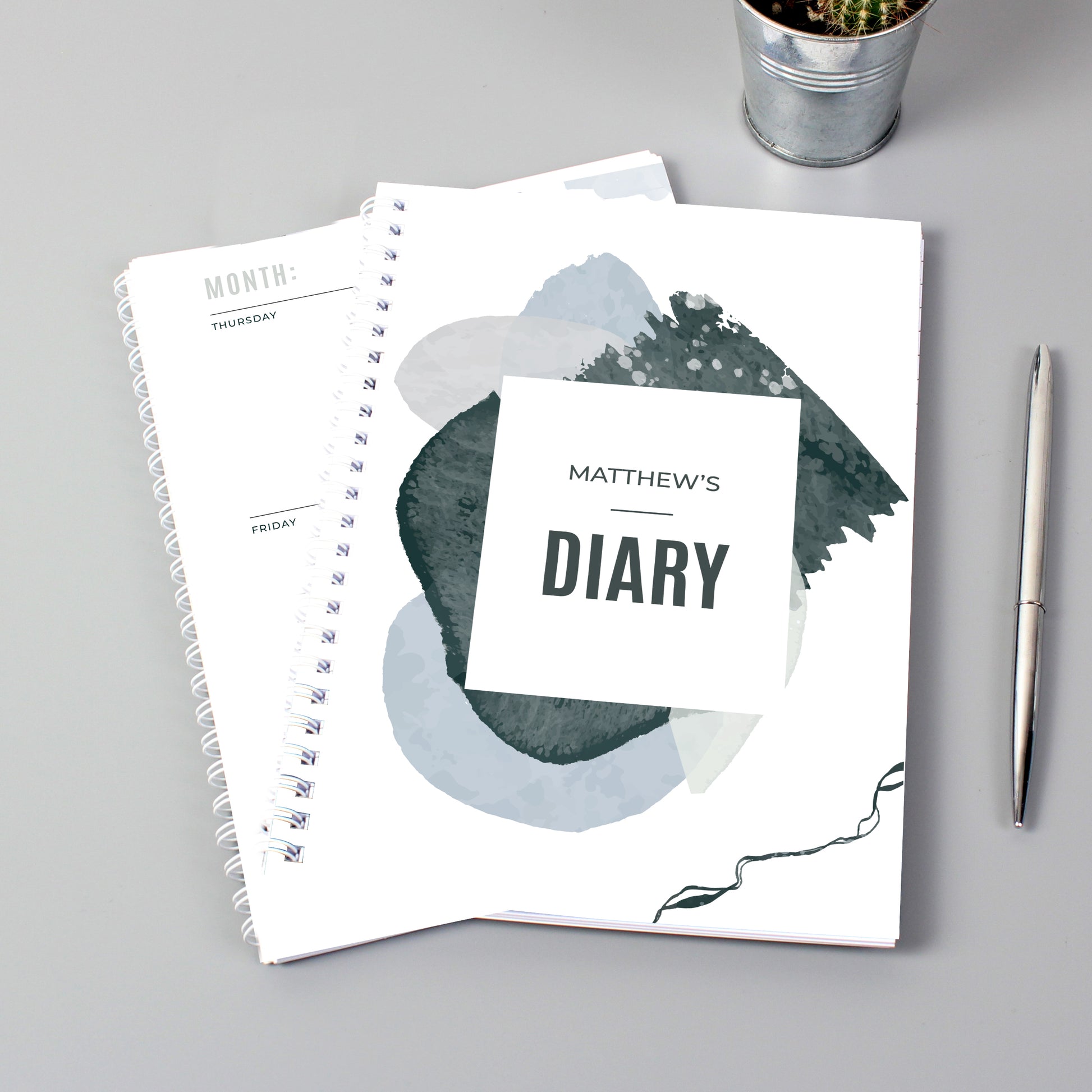 Personalised Abstract A5 Diary from Heartfelt Gifts