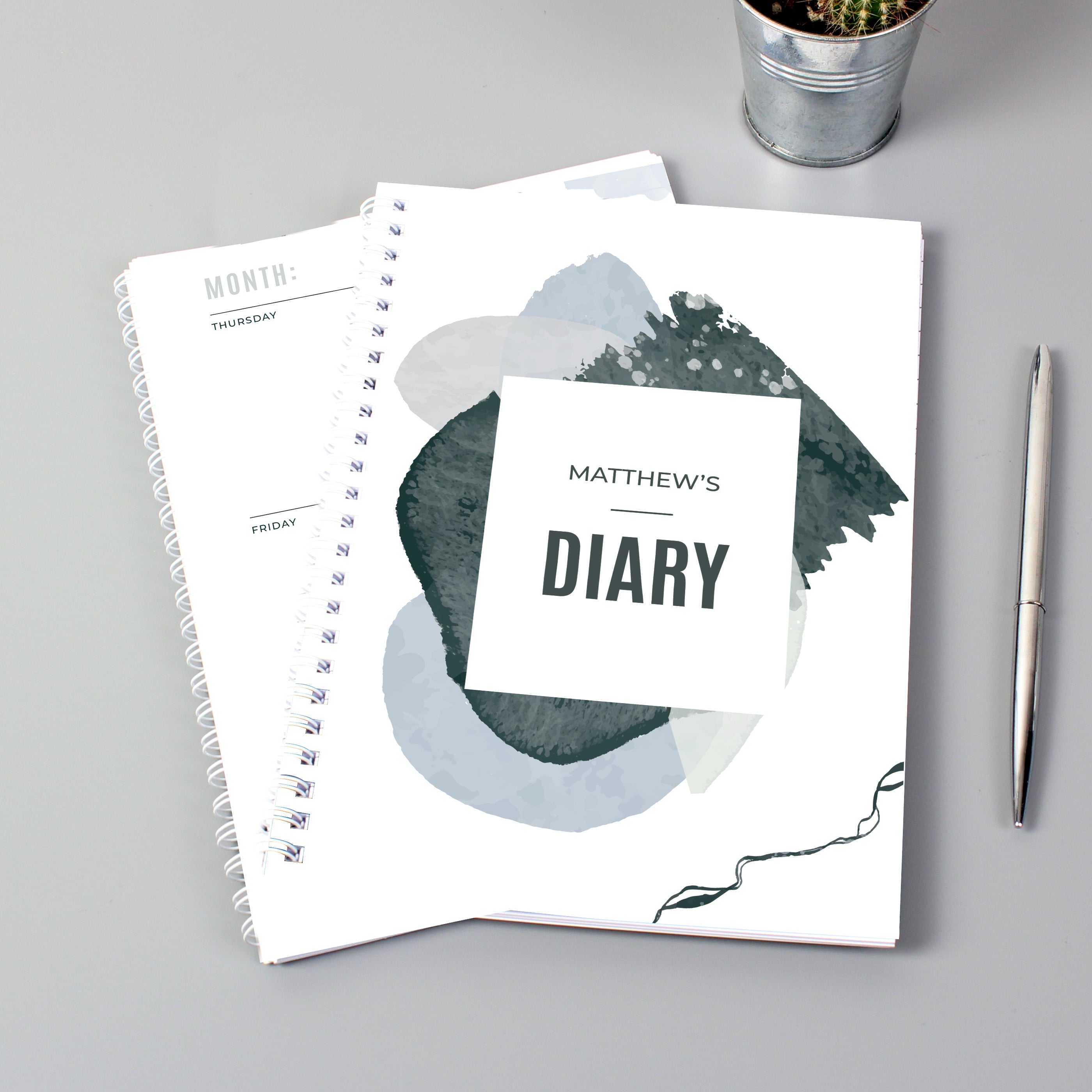 Personalised Abstract A5 Diary from Heartfelt Gifts