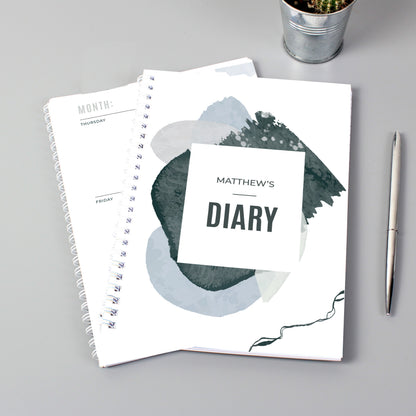 Personalised Abstract A5 Diary from Heartfelt Gifts