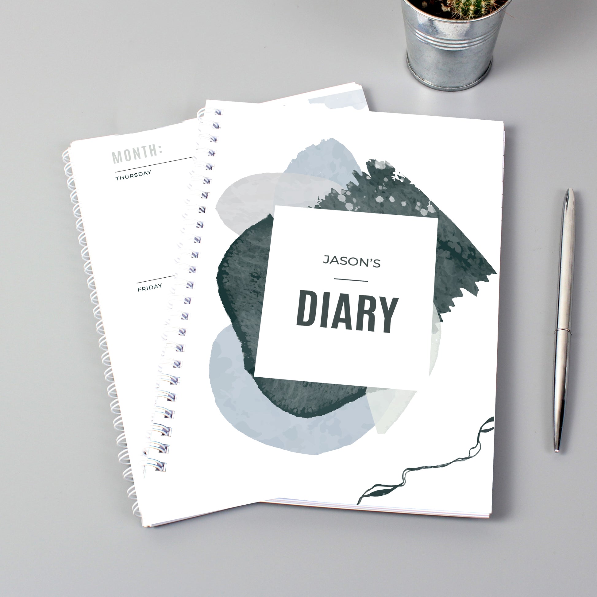 Personalised Abstract A5 Diary - image 3