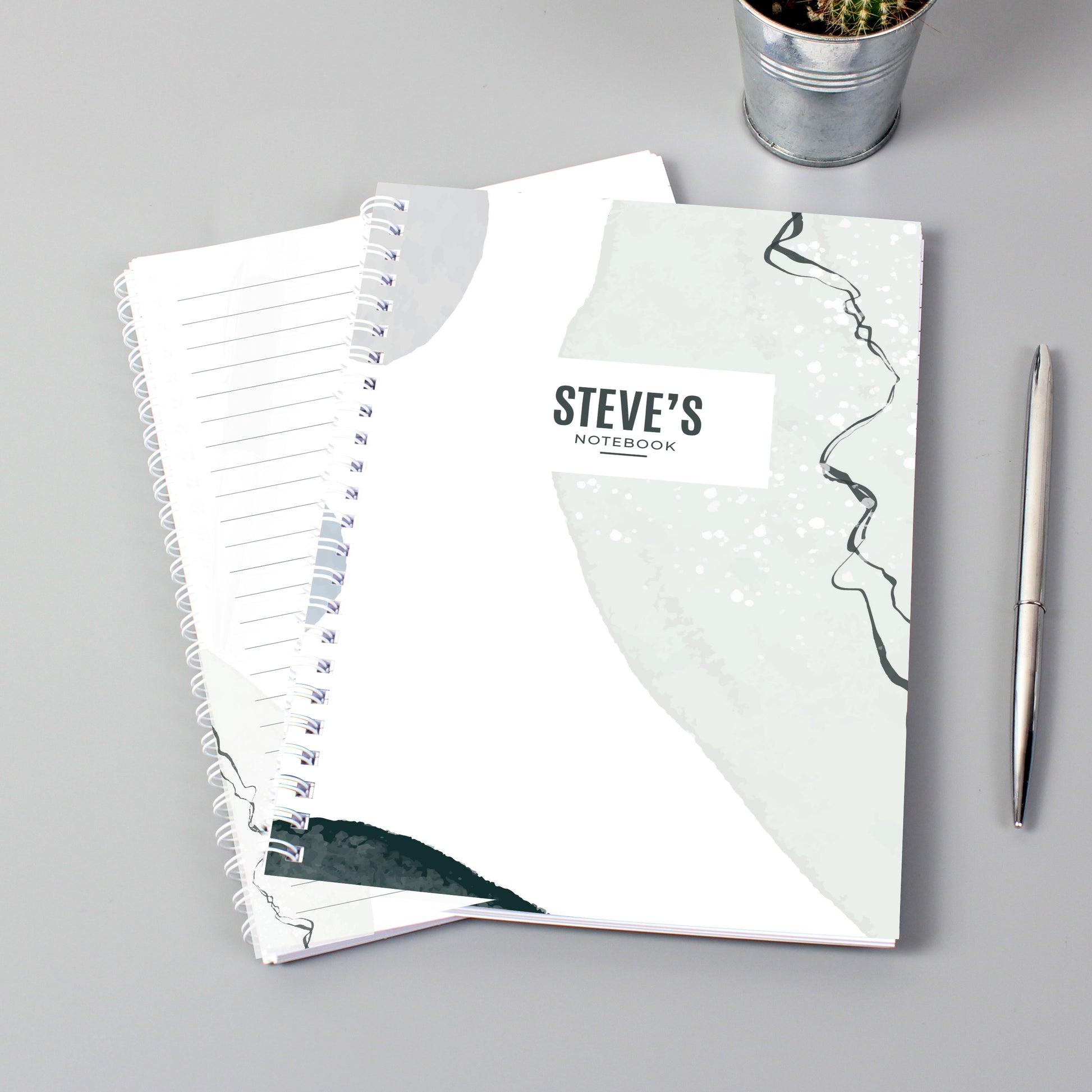Personalised Abstract A5 Notebook from Heartfelt Gifts