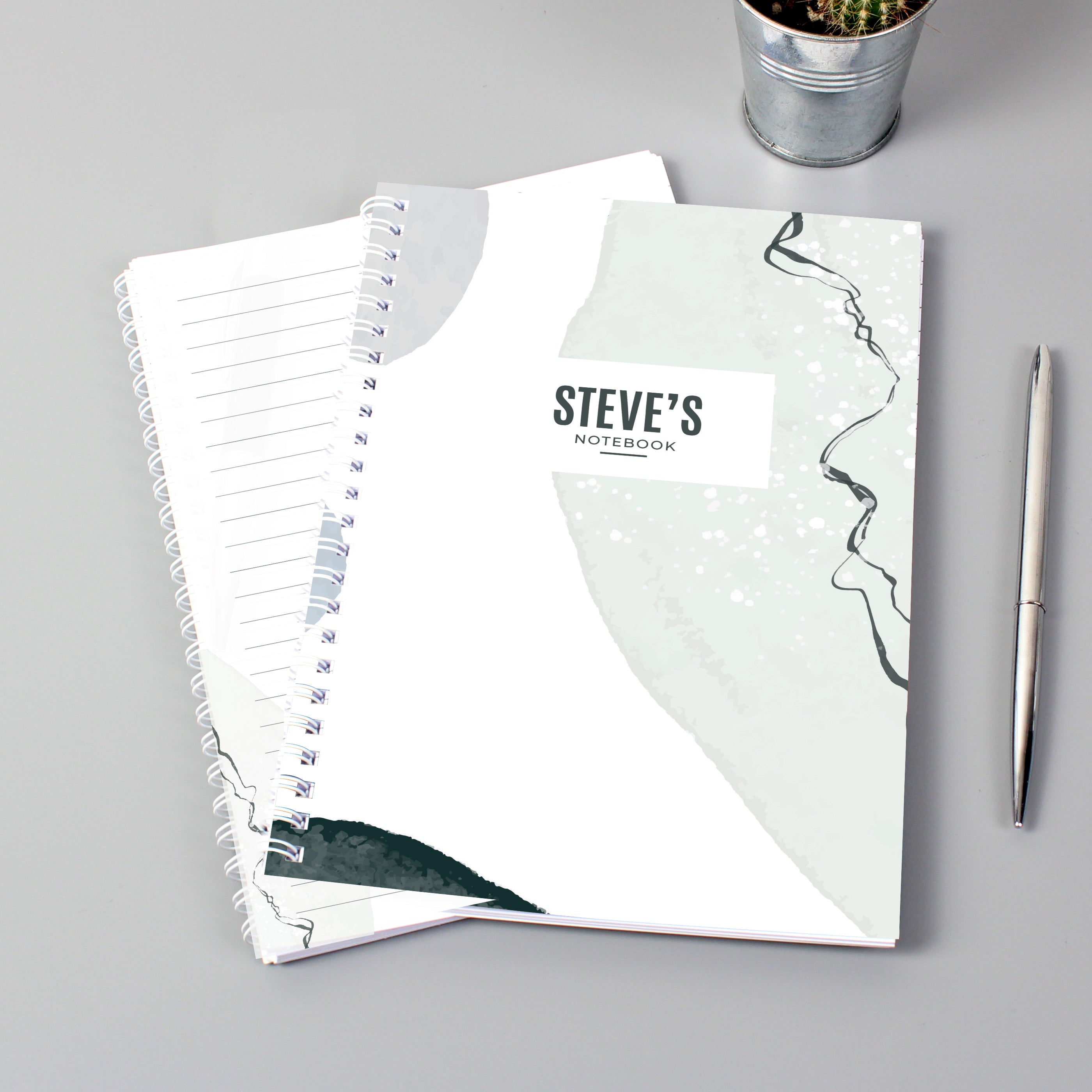 Personalised Abstract A5 Notebook from Heartfelt Gifts