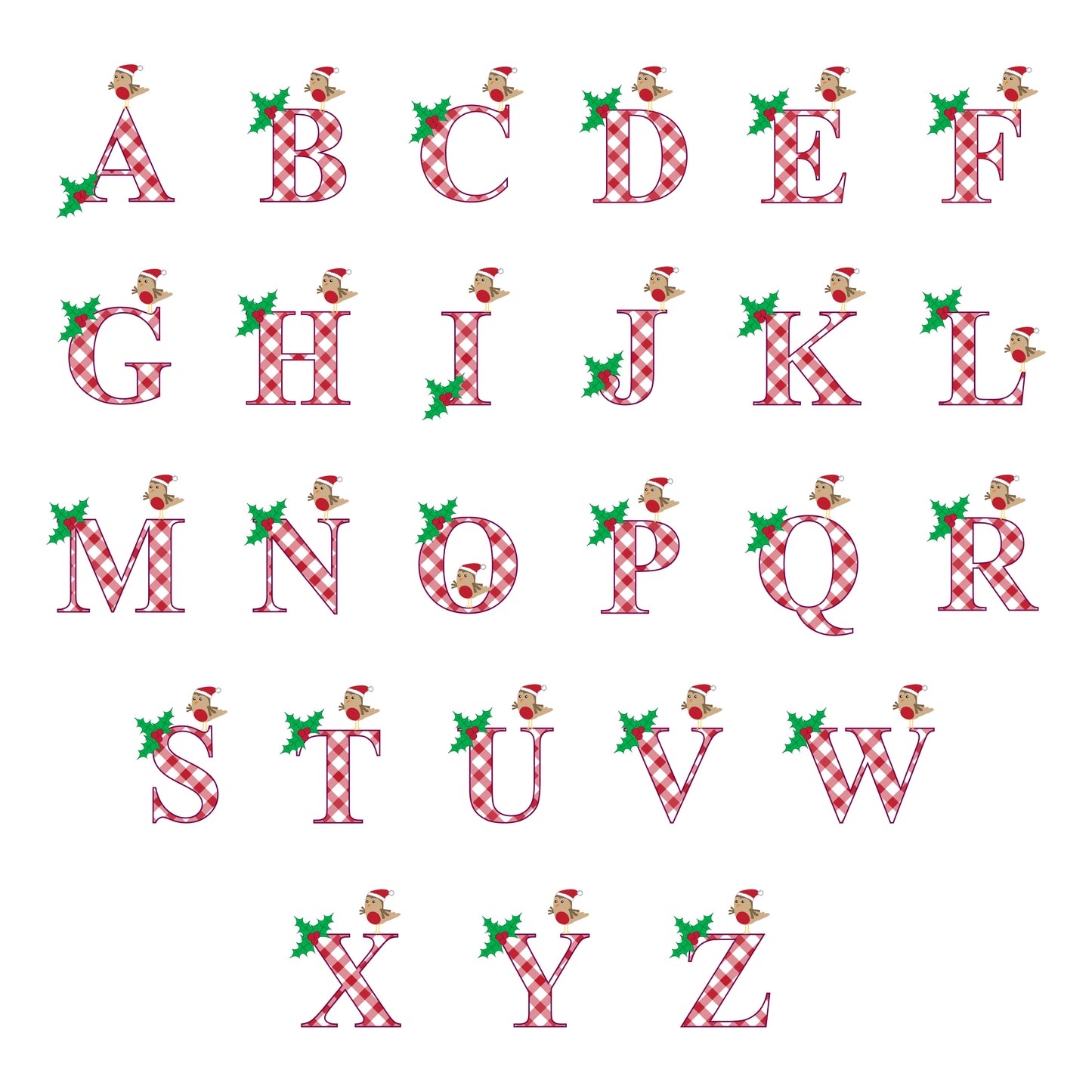 Personalised Initial Little Robin Bauble - image 6