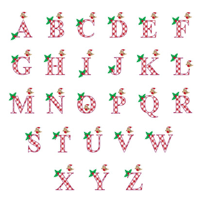 Personalised Initial Little Robin Bauble - image 6