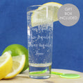Personalised Free Text Shot Glass from Heartfelt Gifts