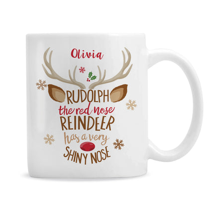 Personalised Rudolph the Red-Nosed Reindeer Mug - image 3
