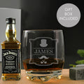 Personalised Gentlemans Tumbler and Whiskey Miniature Set from Heartfelt Gifts