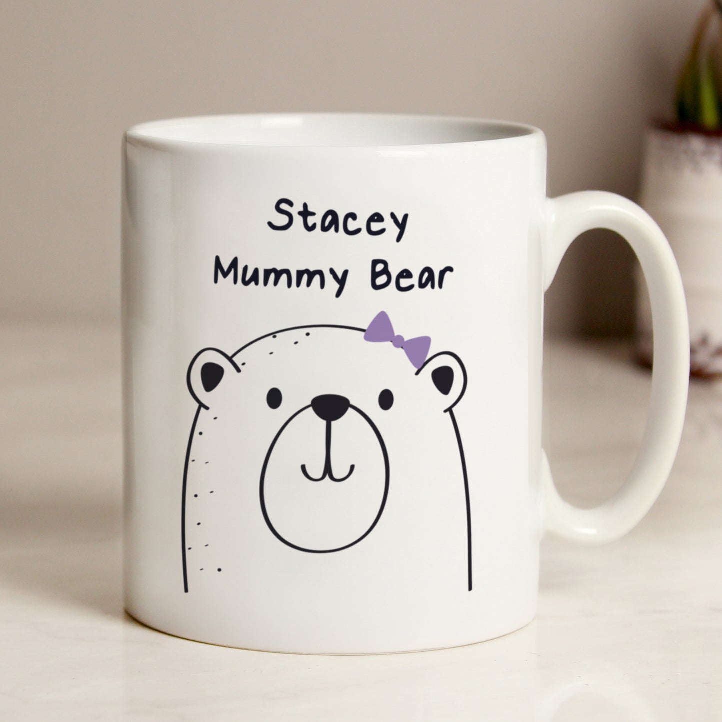 Personalised Mummy Bear Mug from Heartfelt Gifts