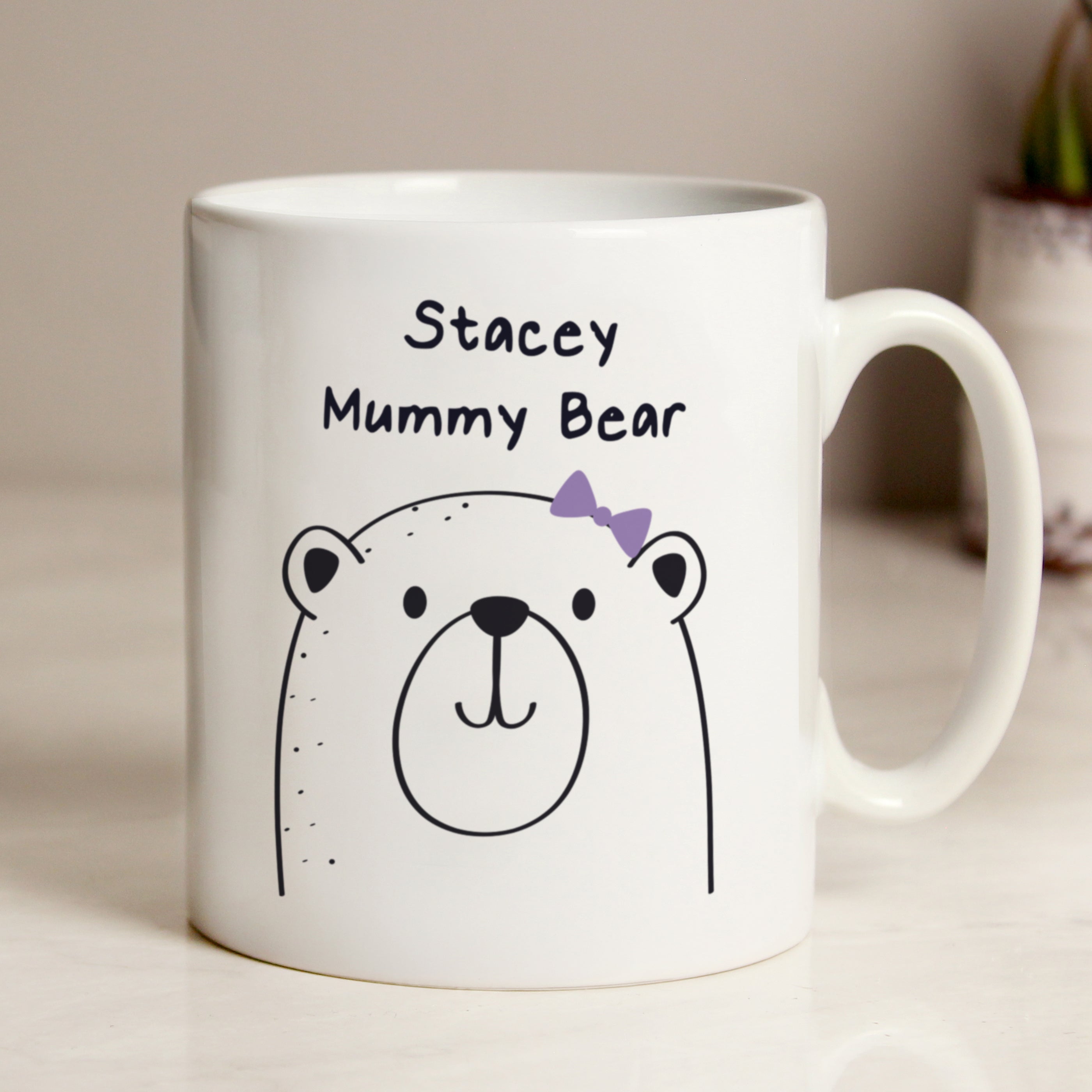 Personalised Mummy Bear Mug from Heartfelt Gifts