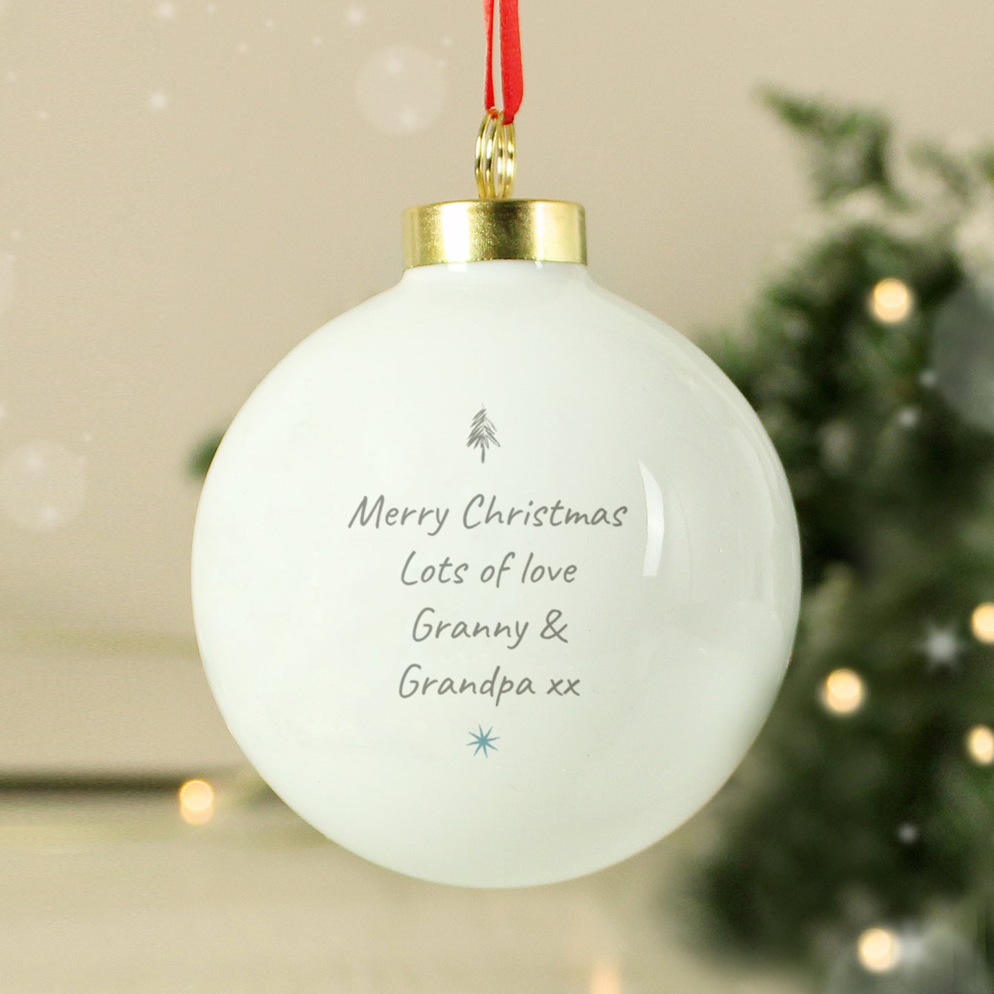 Personalised Pebbles the Penguin Bauble - image 4