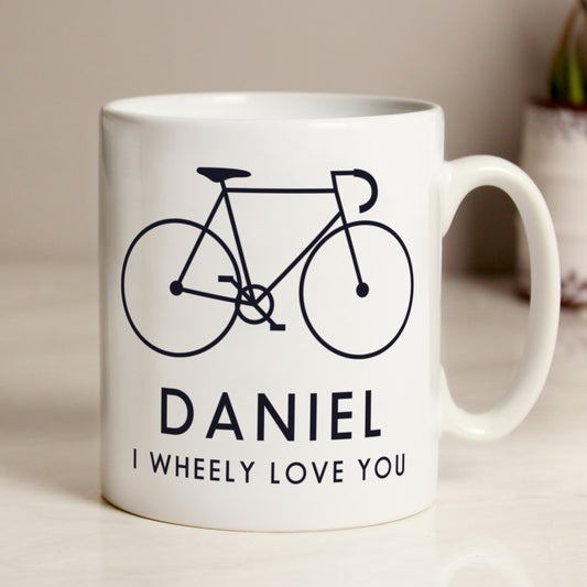 Personalised I Wheely Love You Bike Mug from Heartfelt Gifts