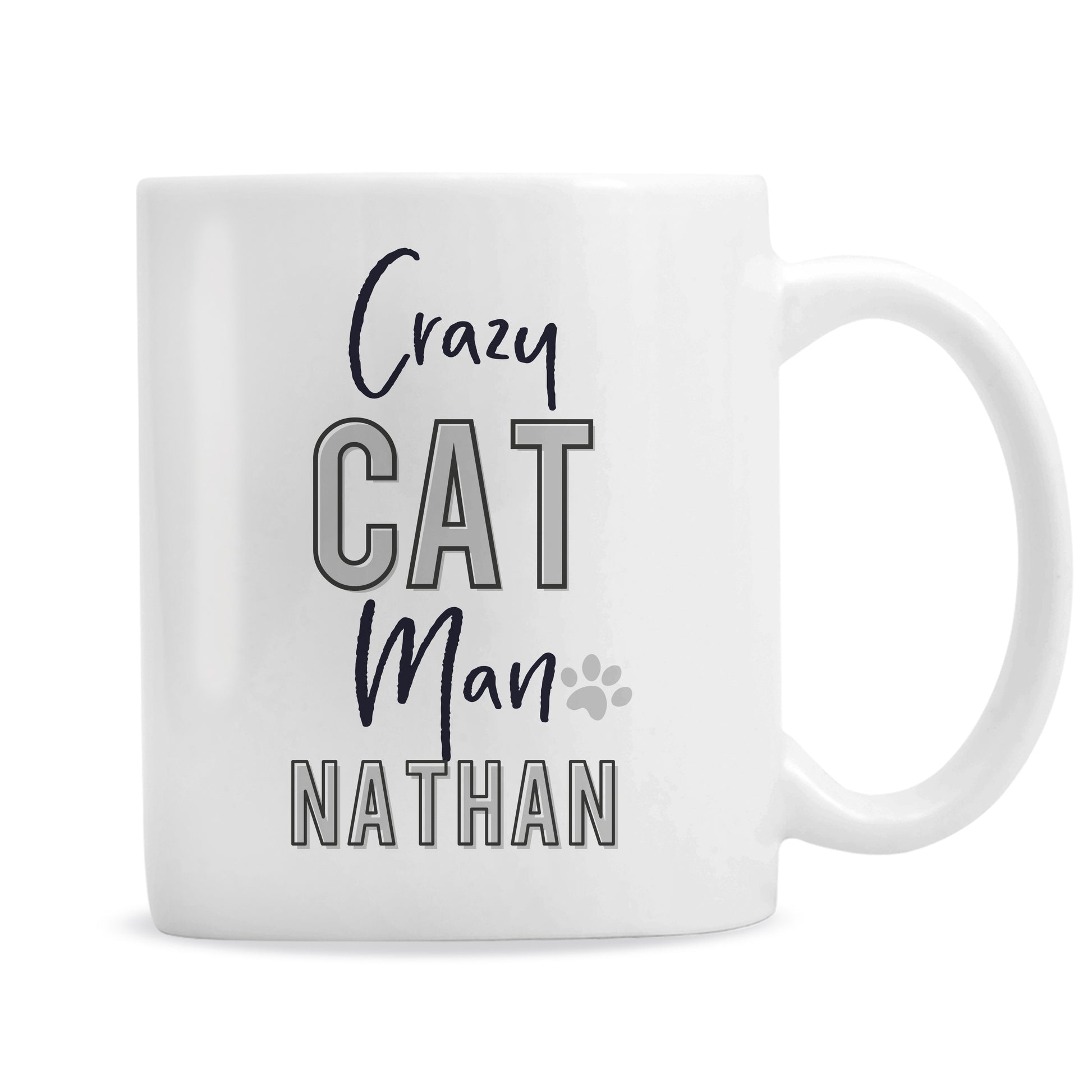 Personalised Crazy Cat Man Mug - image 5