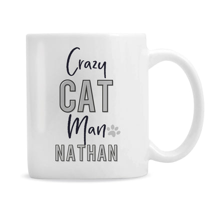 Personalised Crazy Cat Man Mug - image 5