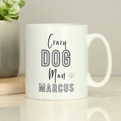 Personalised Crazy Dog Man Mug from Heartfelt Gifts