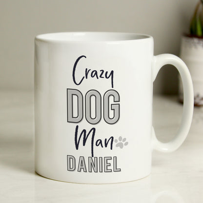 Personalised Crazy Dog Man Mug - image 2