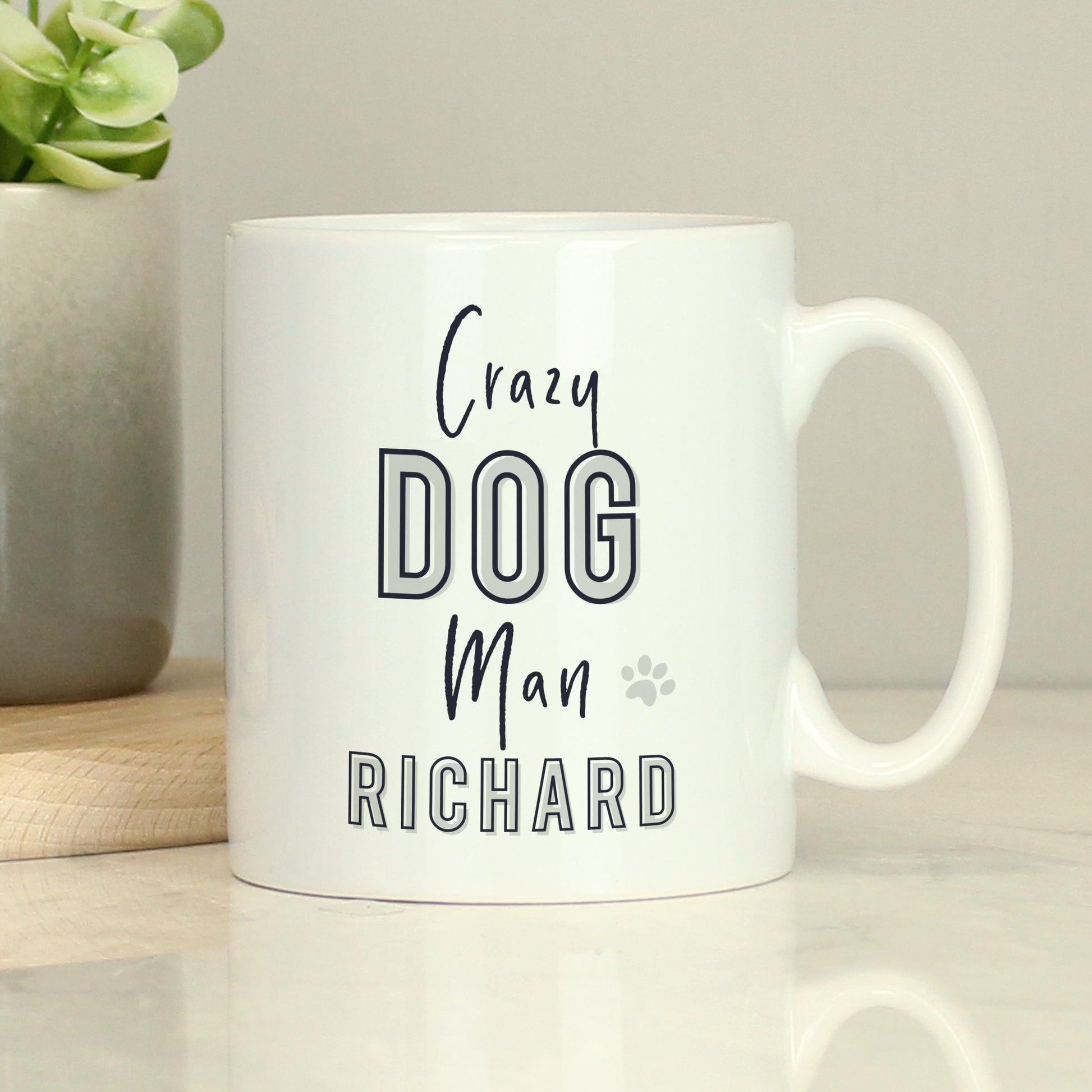 Personalised Crazy Dog Man Mug - image 3