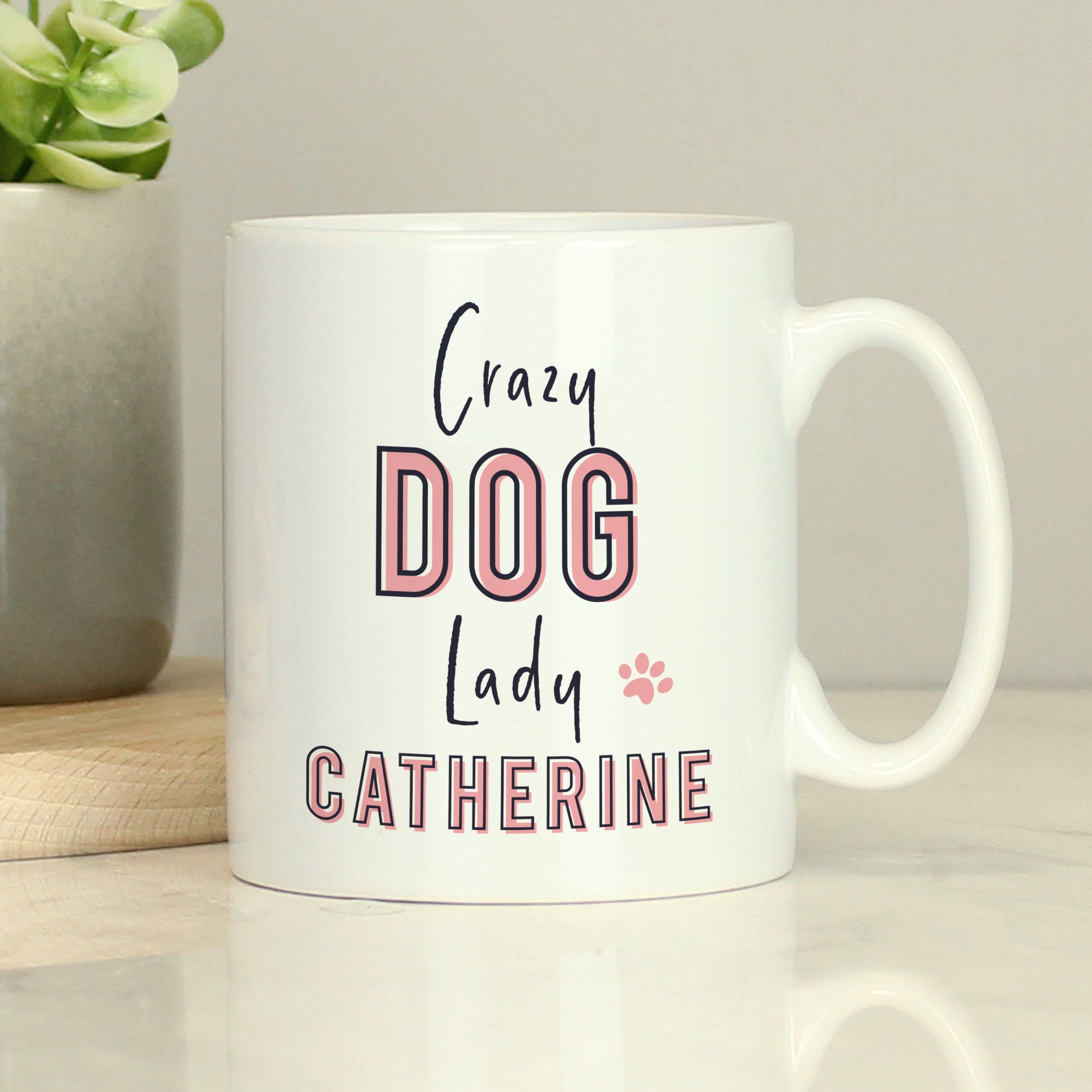 Personalised Crazy Dog Lady Mug from Heartfelt Gifts