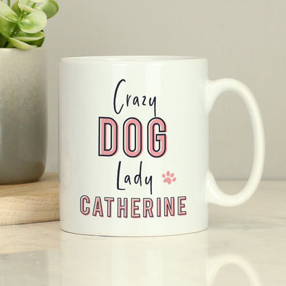 Personalised Crazy Dog Lady Mug from Heartfelt Gifts