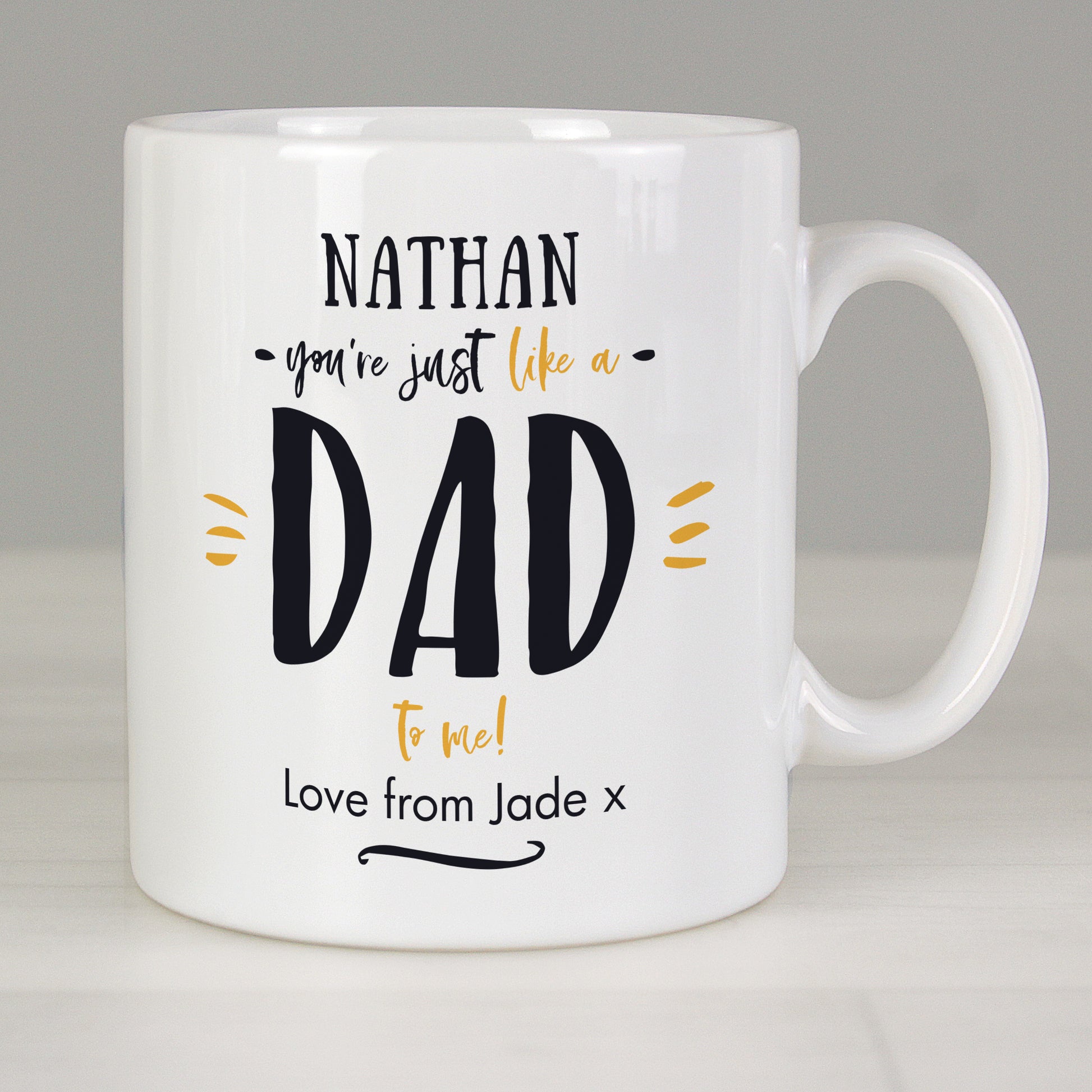 Personalised Just Like A Dad Mug from Heartfelt Gifts