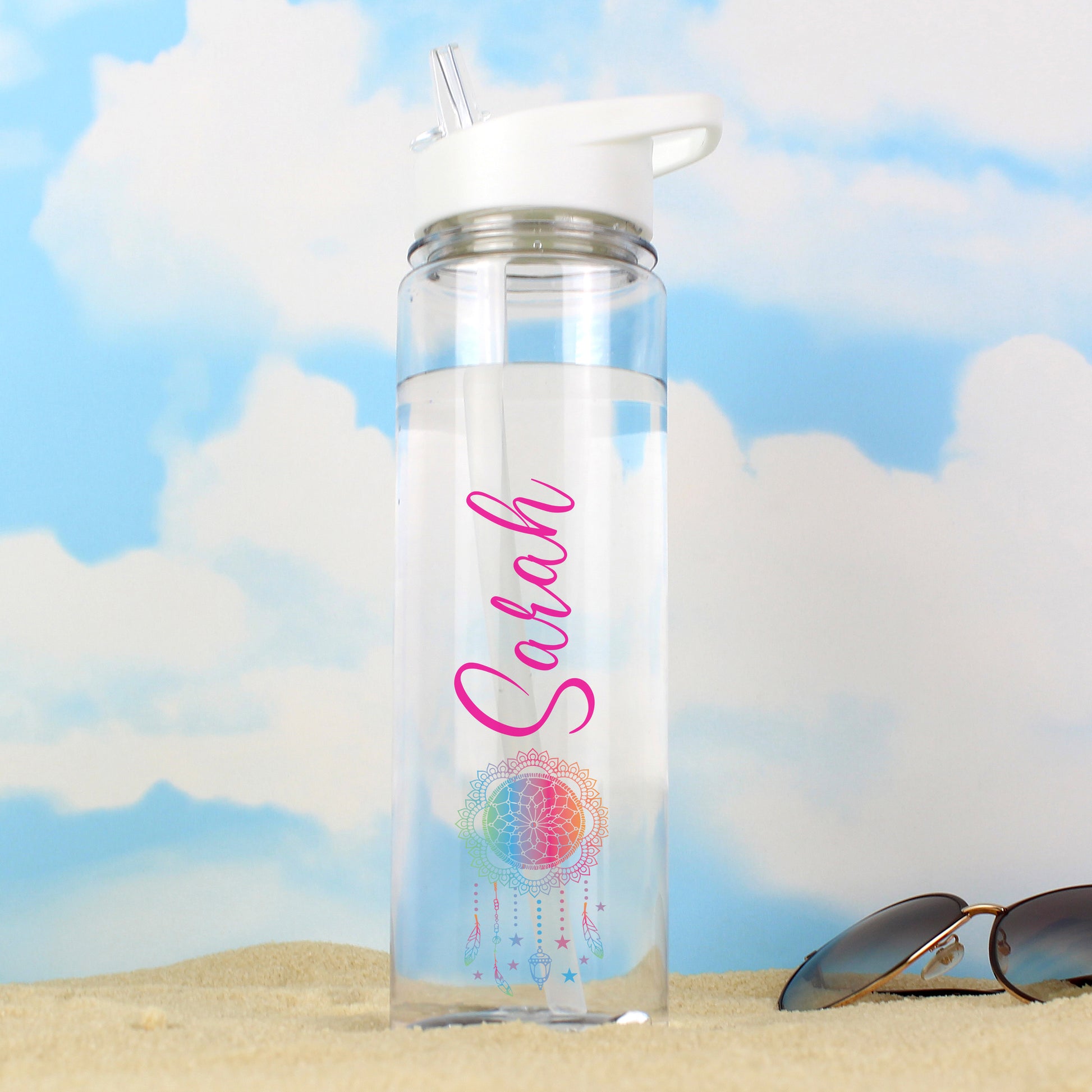 Personalised Dream Catcher Name Only Water Bottle - image 3