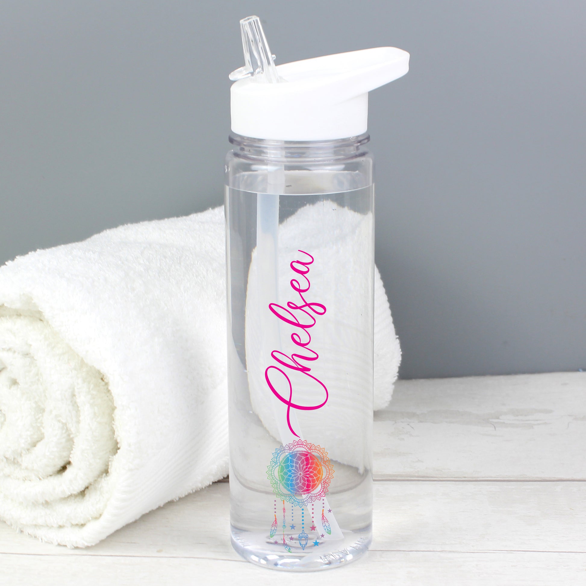 Personalised Dream Catcher Name Only Water Bottle - image 4