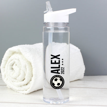 Personalised Football Badge Water Bottle - image 2
