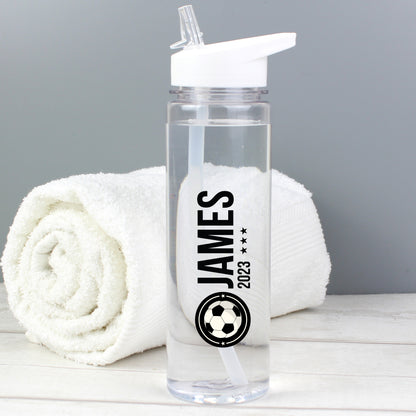 Personalised Football Badge Water Bottle - image 3